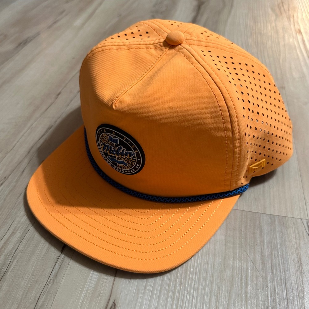 Melin Coronado Hydro Brick Snapback Hat Cap Classic Orange Neon Collection